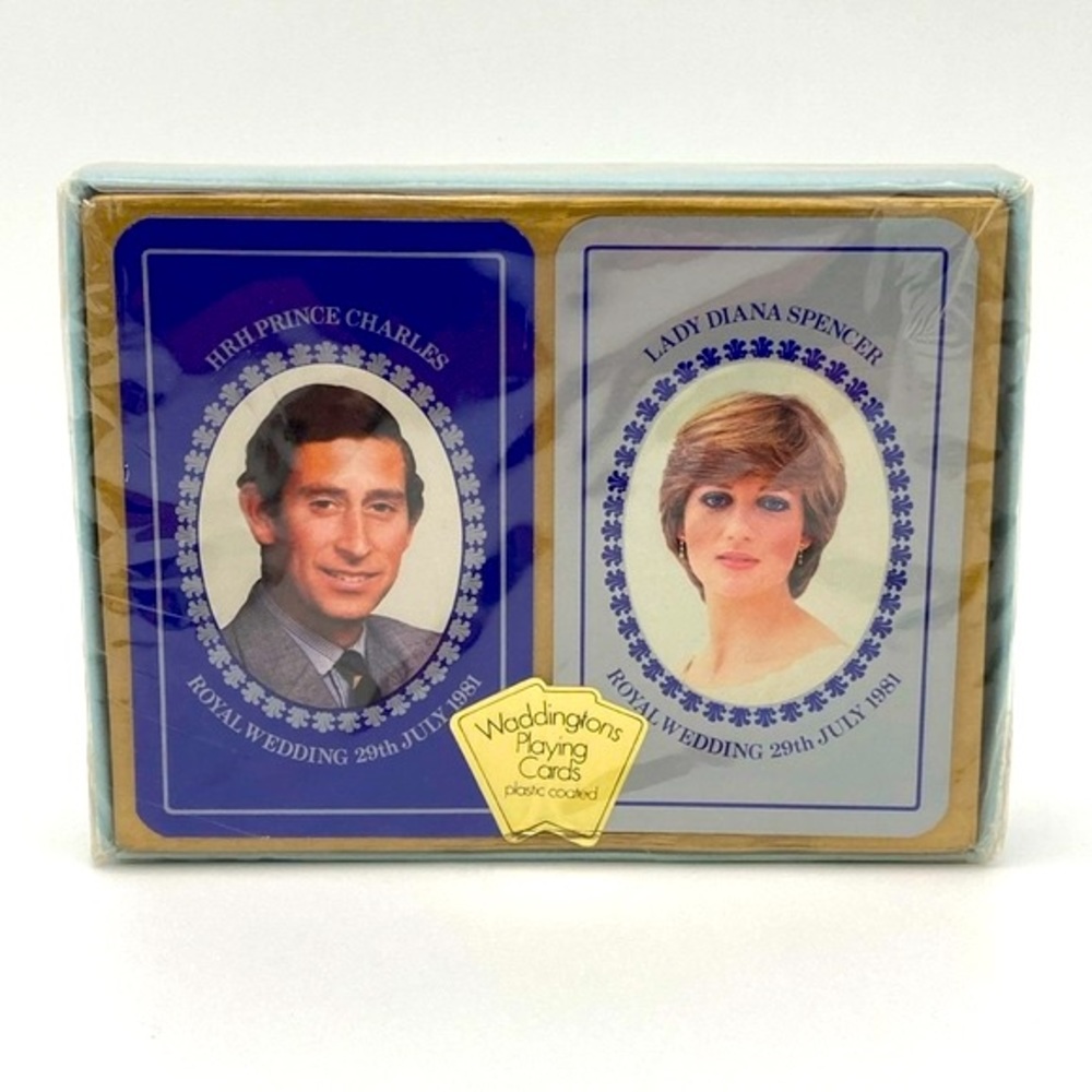 Lady Diana Spencer & Prince Charles Royal Wedding Commemorative Playing Cards